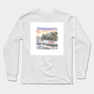 Portree on the Isle of Skye Art Long Sleeve T-Shirt